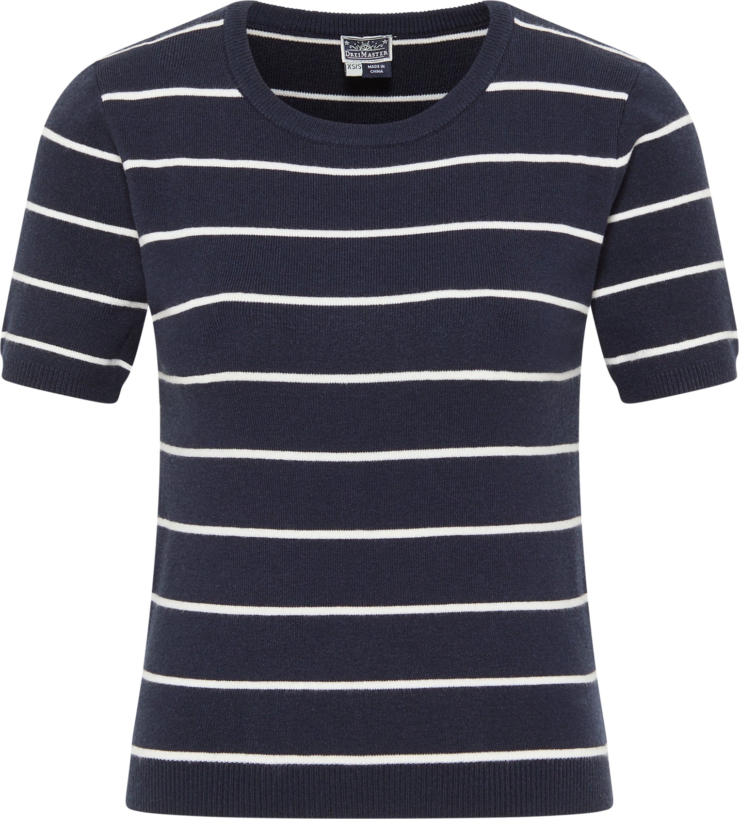 DreiMaster Maritim Women's Short-Sleeved Sweater