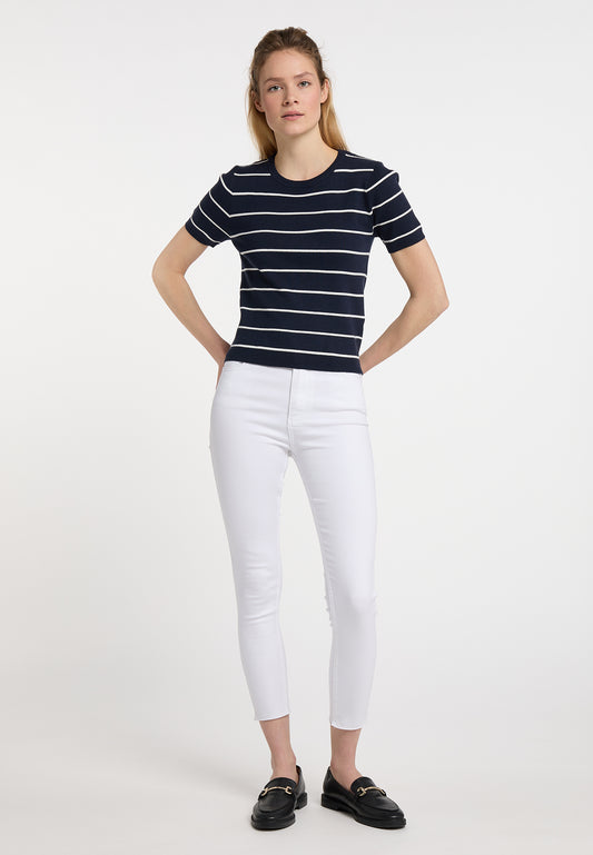 DreiMaster Maritim Women's Short-Sleeved Sweater