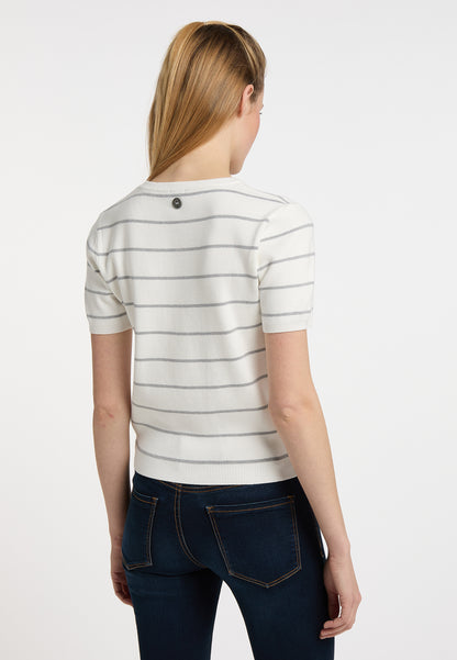 DreiMaster Maritim Women's Short-Sleeved Sweater