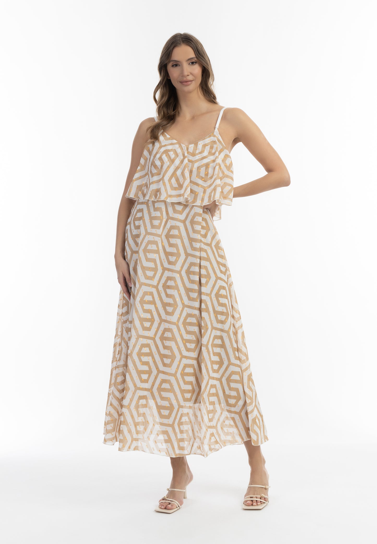 faina Damen Maxikleid