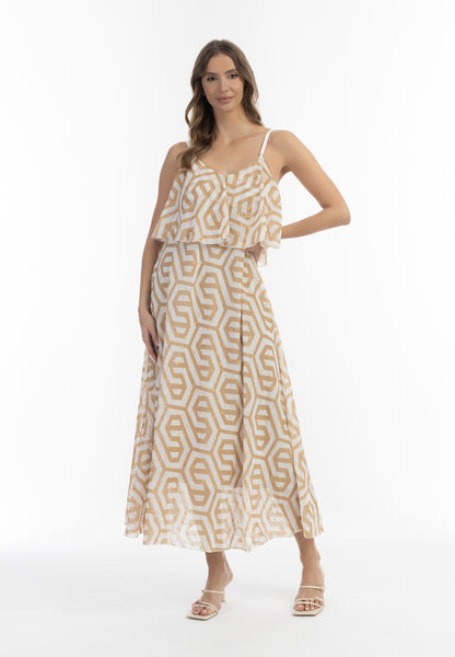 faina Damen Maxikleid