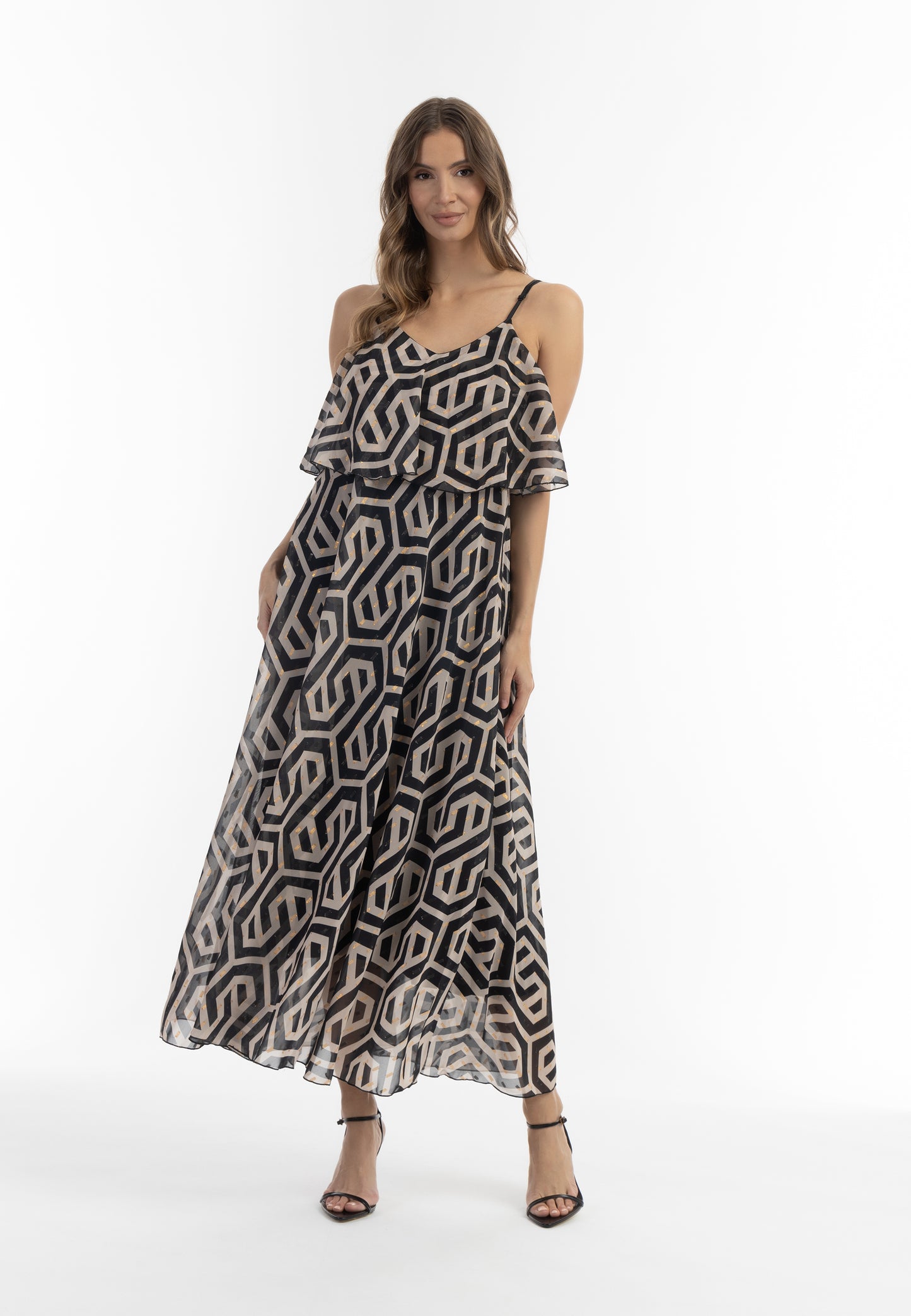 faina Damen Maxikleid
