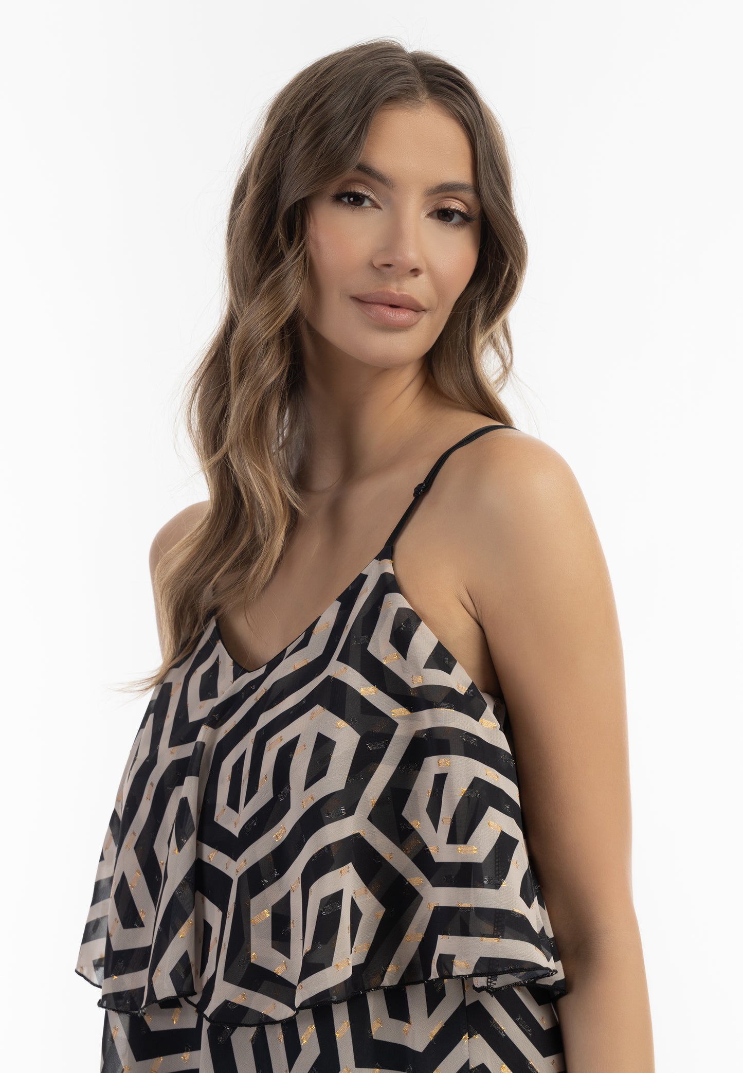 faina Damen Maxikleid