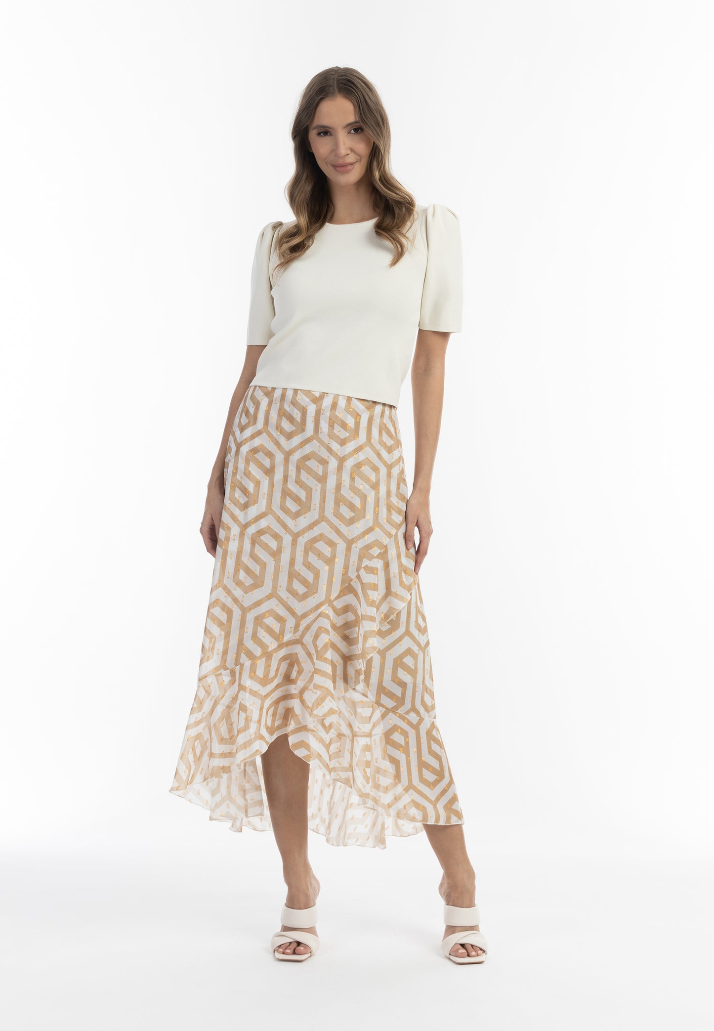 faina Damen Midirock