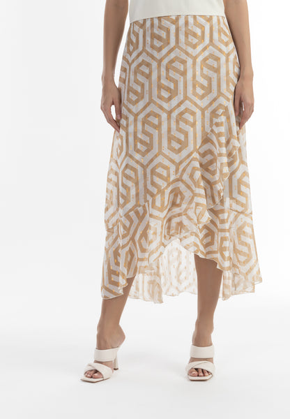 faina Damen Midirock