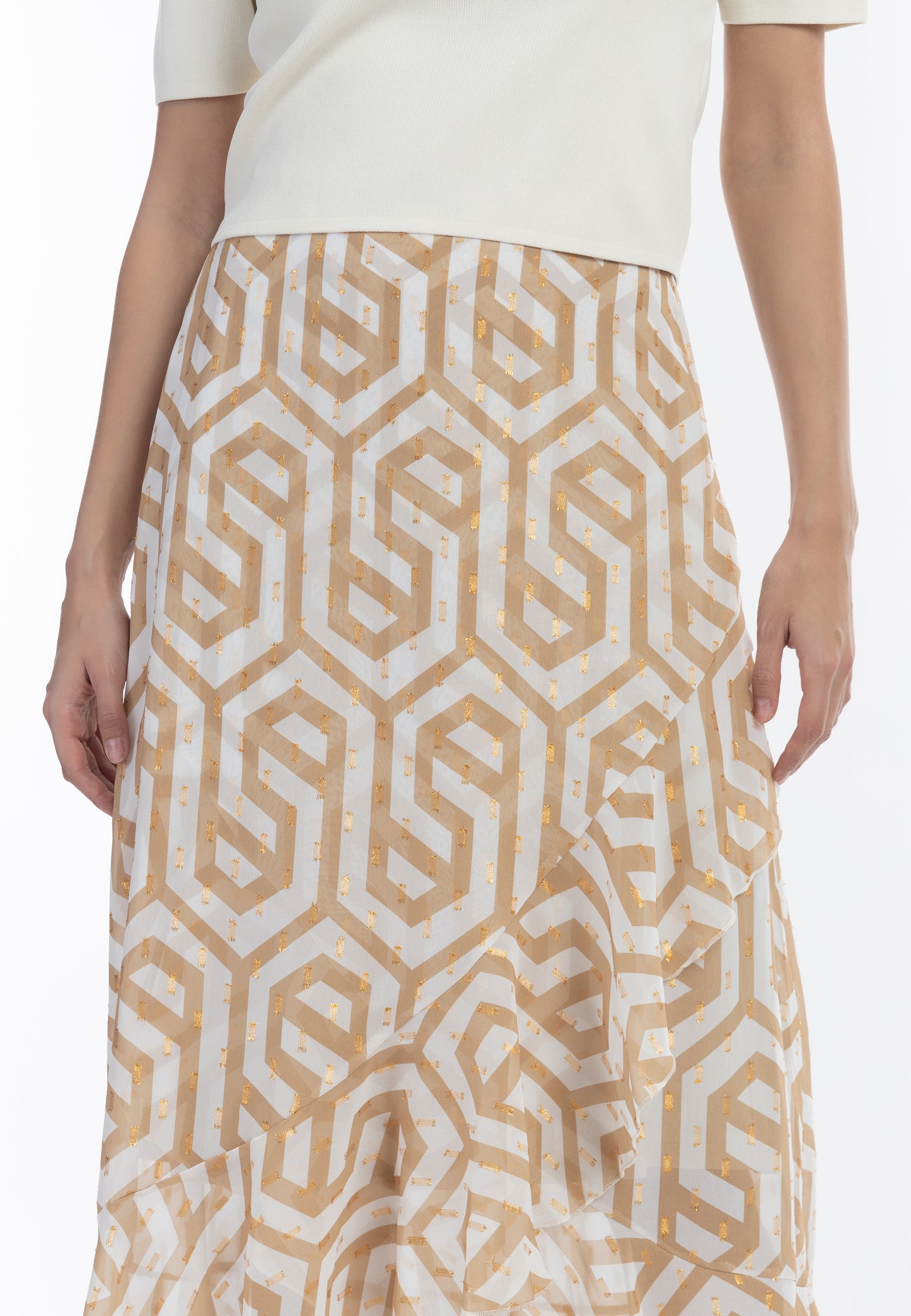 faina Damen Midirock