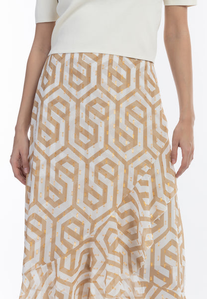 faina Damen Midirock