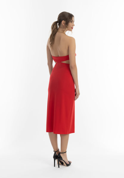 Faina Women's Midi Dress With Cut-Outs