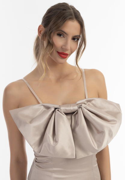 faina Damen Mini-Slipkleid