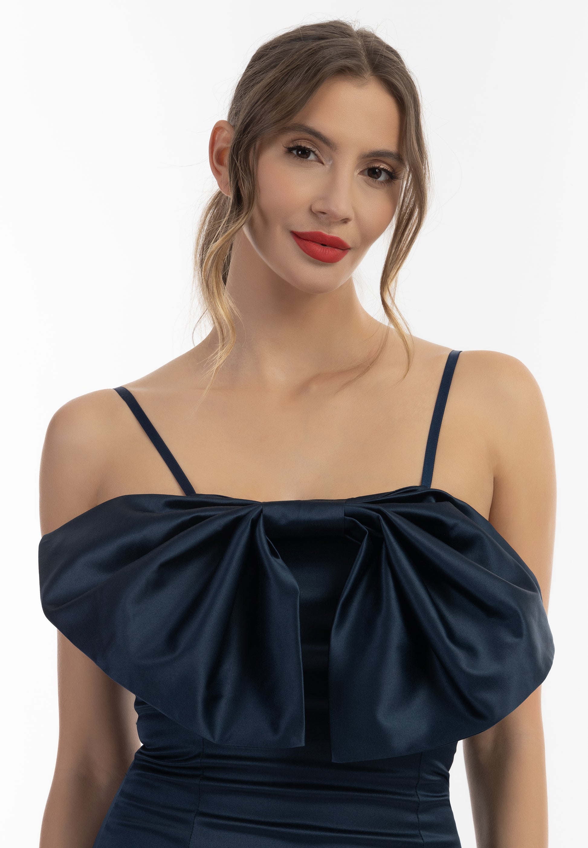 faina Damen Mini-Slipkleid