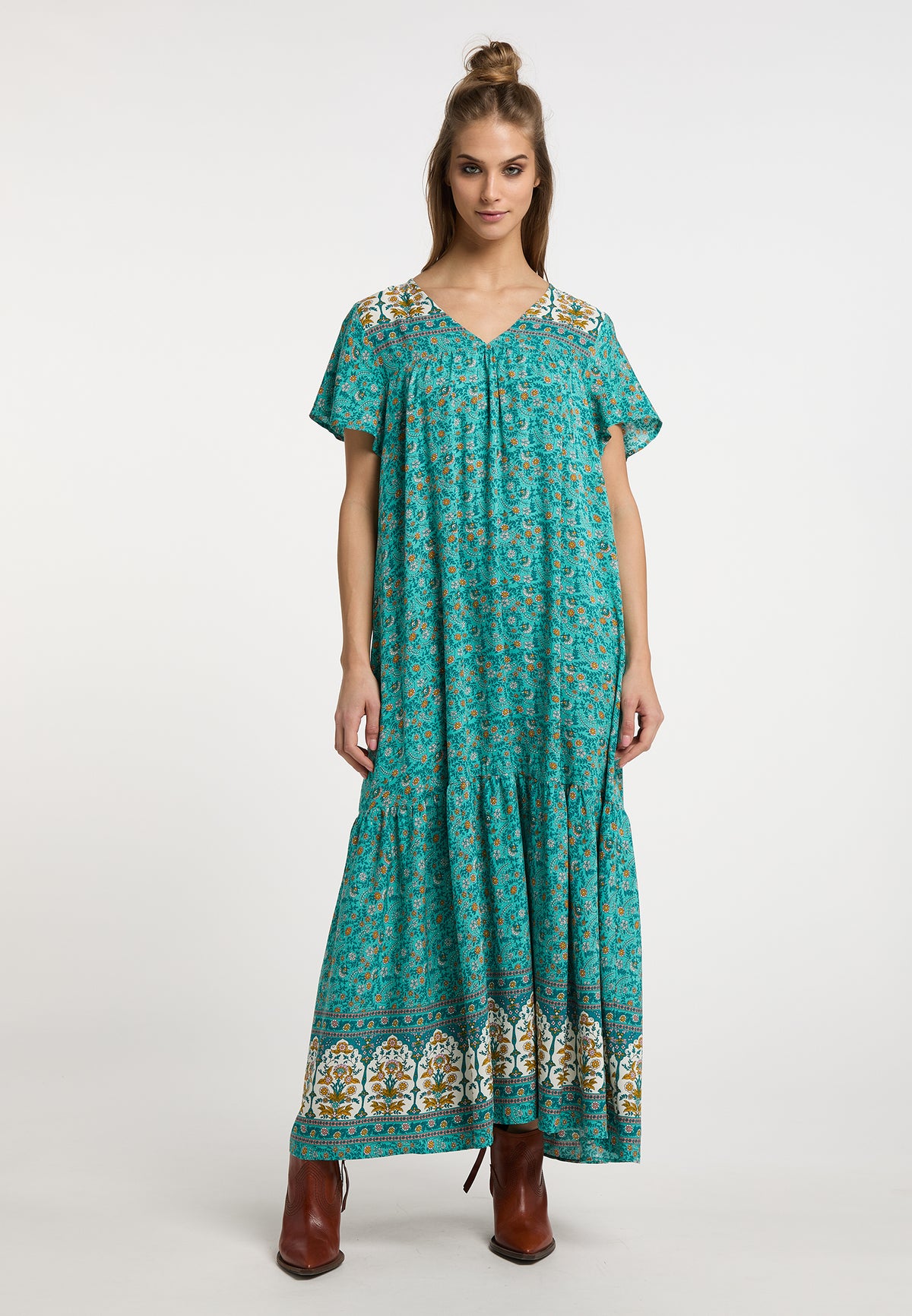 Imala Women's Summer Dress With Floral Print