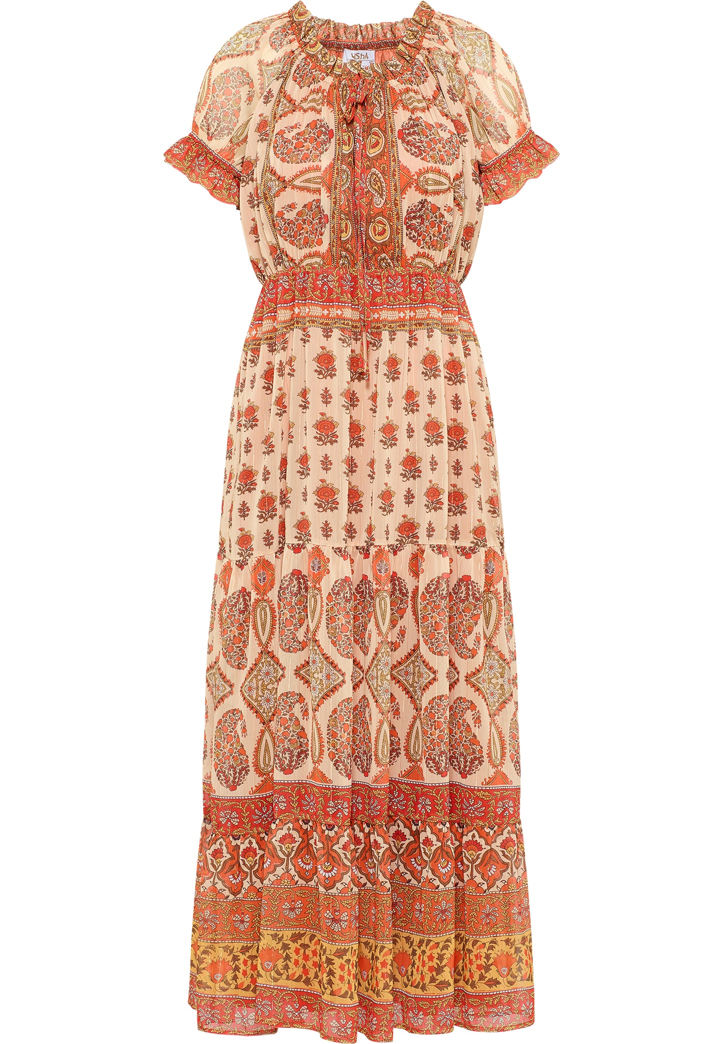Hypate Women's Maxi Dress With All Over Print