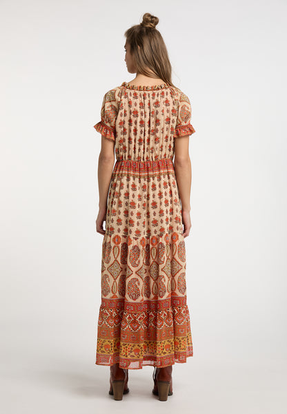 Basuto Women's Maxi Dress With All Over Print