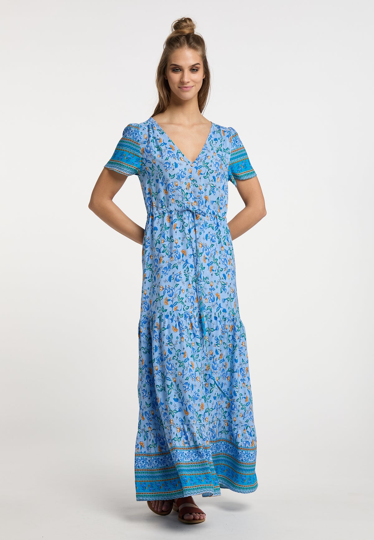 Merro Women's Floral Print Maxi Dress