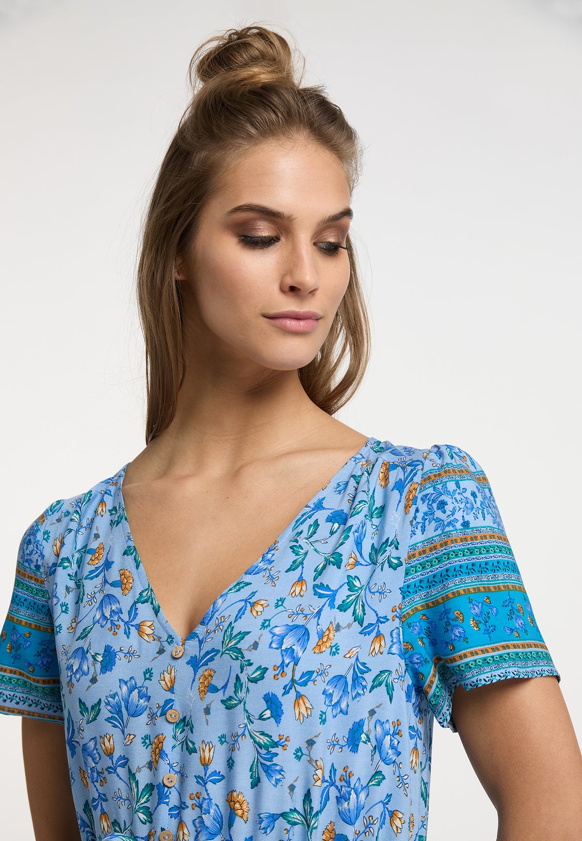 Gaya Women's Floral Print Maxi Dress