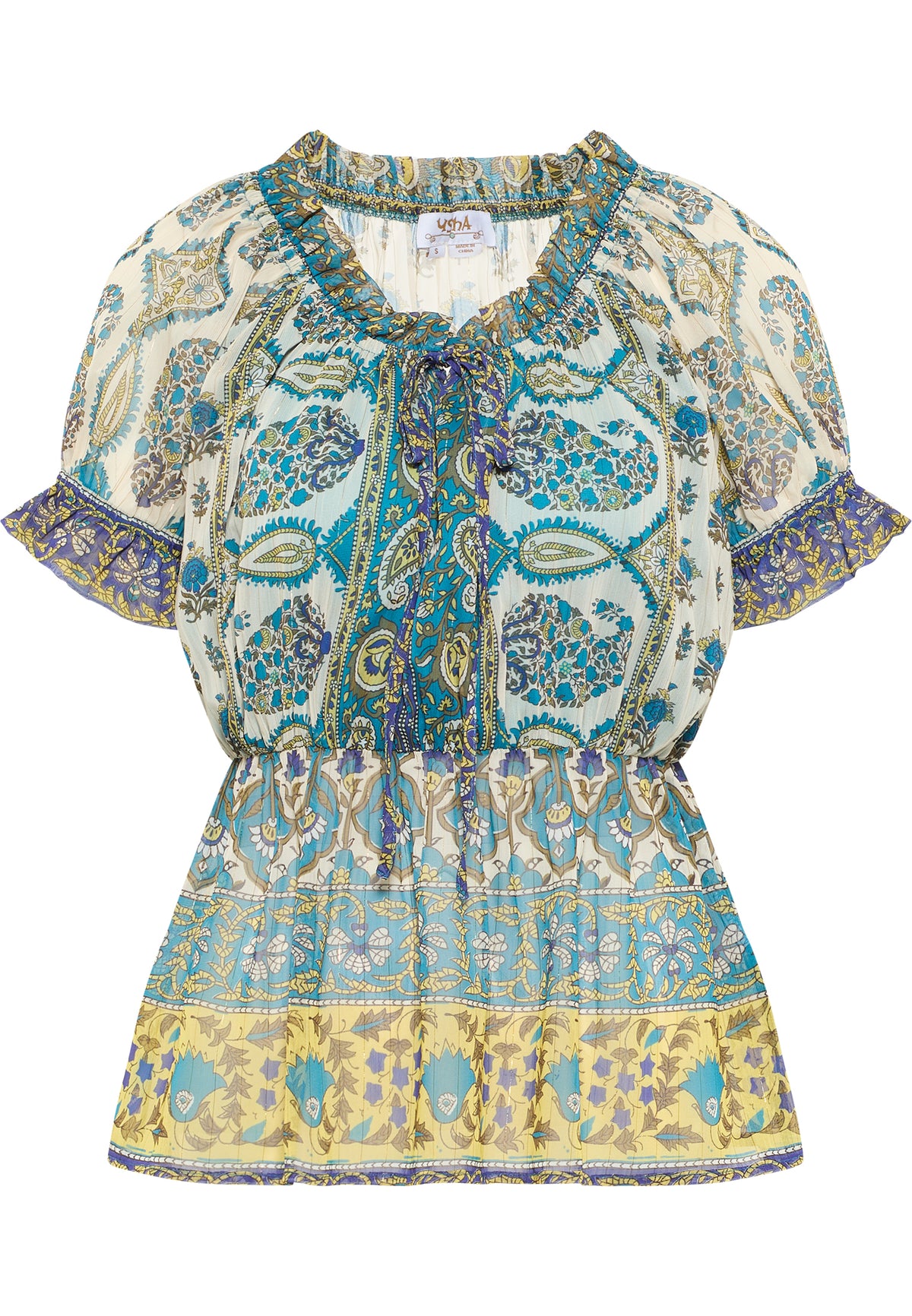Hypate Women's Blouse with Ruffled Sleeves