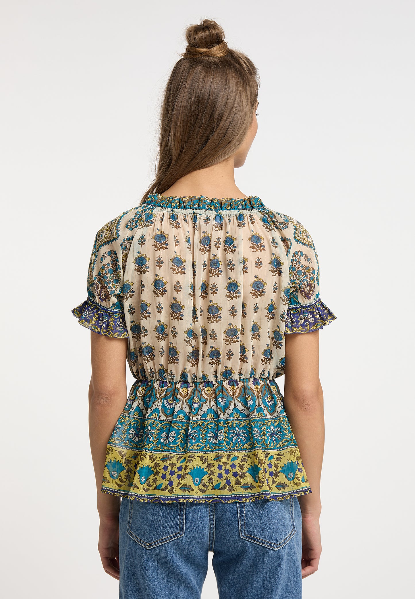 Cailyn Women's Blouse with Ruffled Sleeves