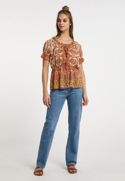 Hypate Women's Blouse with Ruffled Sleeves