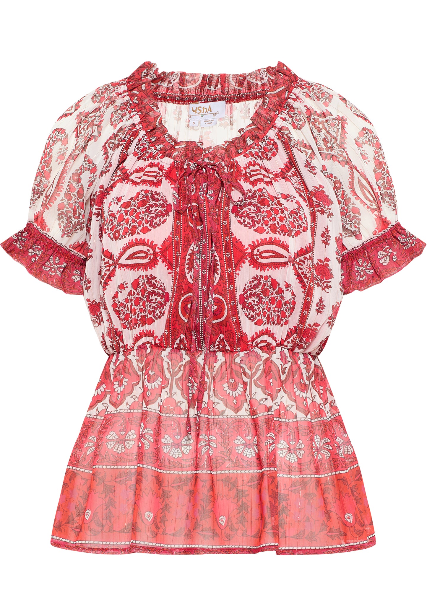 Cailyn Women's Blouse with Ruffled Sleeves
