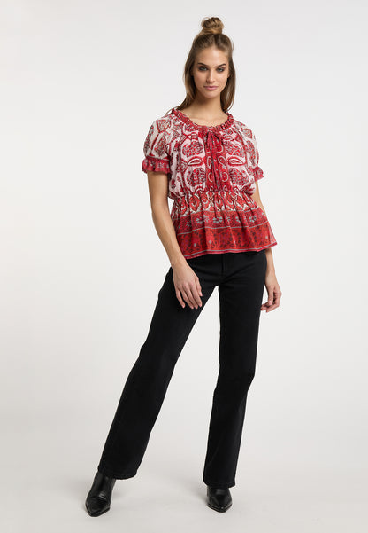 Cailyn Women's Blouse with Ruffled Sleeves