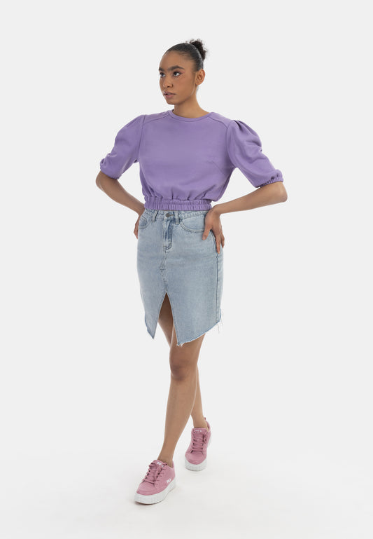 myMo Damen-Sweat-Pullover