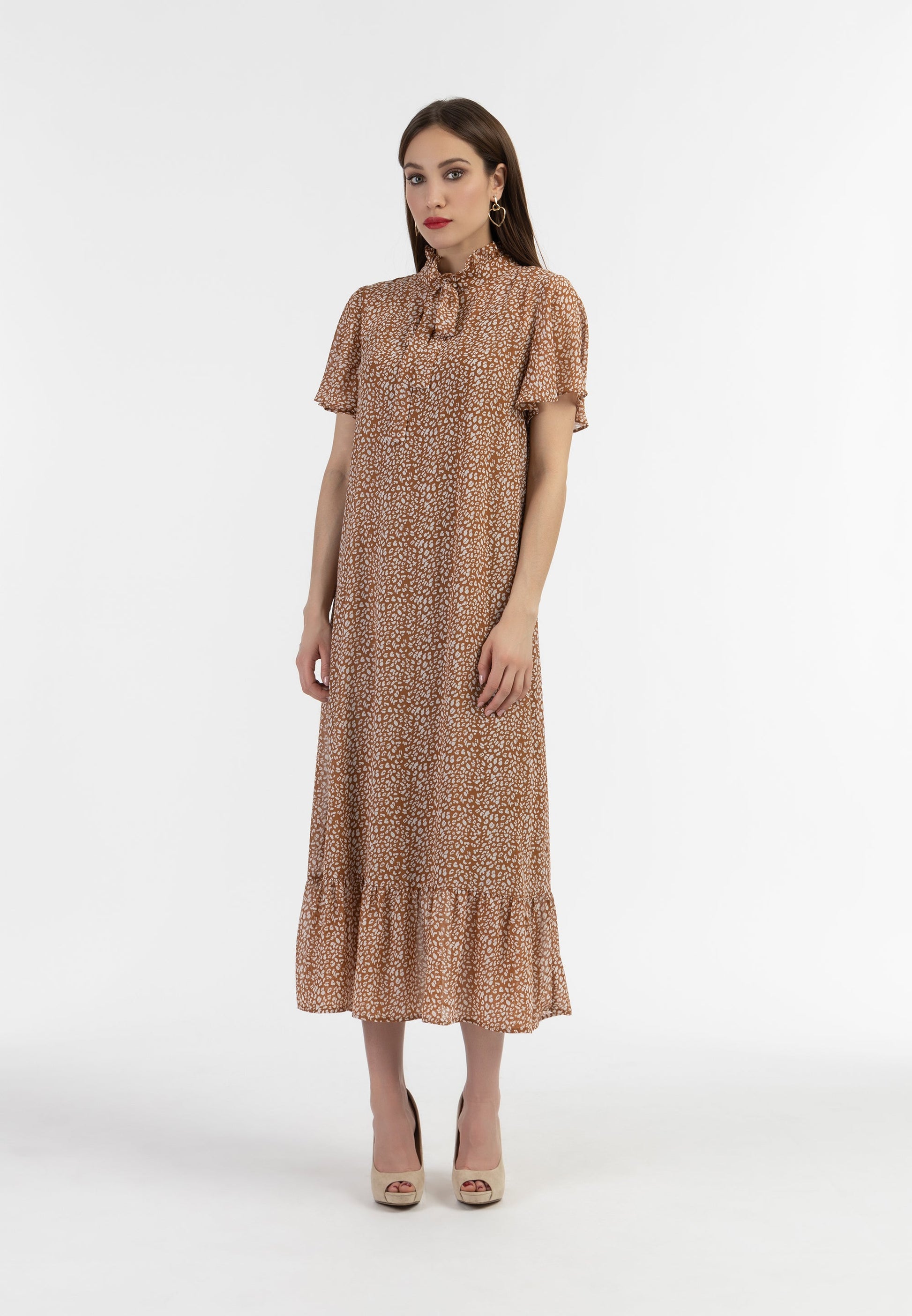 Faina Women's Chiffon Midi Dress