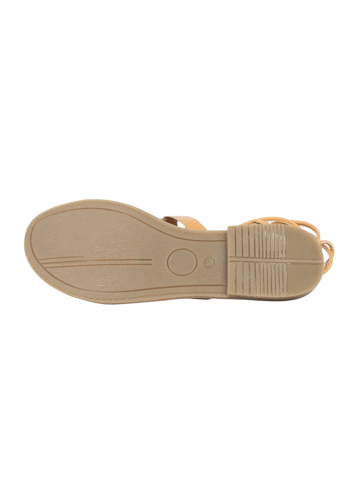 Alzou Women's Roman Sandal With Stone Trimmings