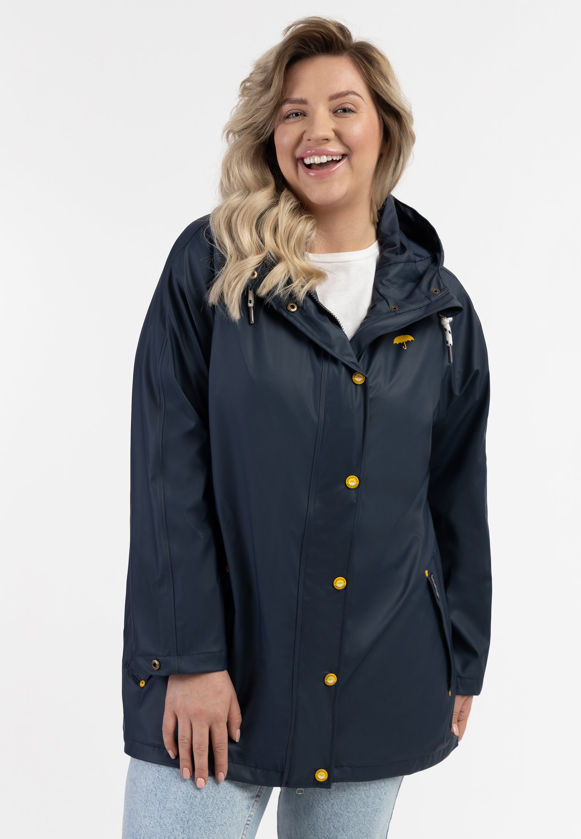 Schmuddelwedda Damski Plus Size Rainpłaszcz