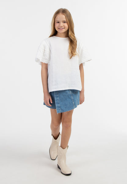 DreiMaster Kid's Blouse Shirt With Lace
