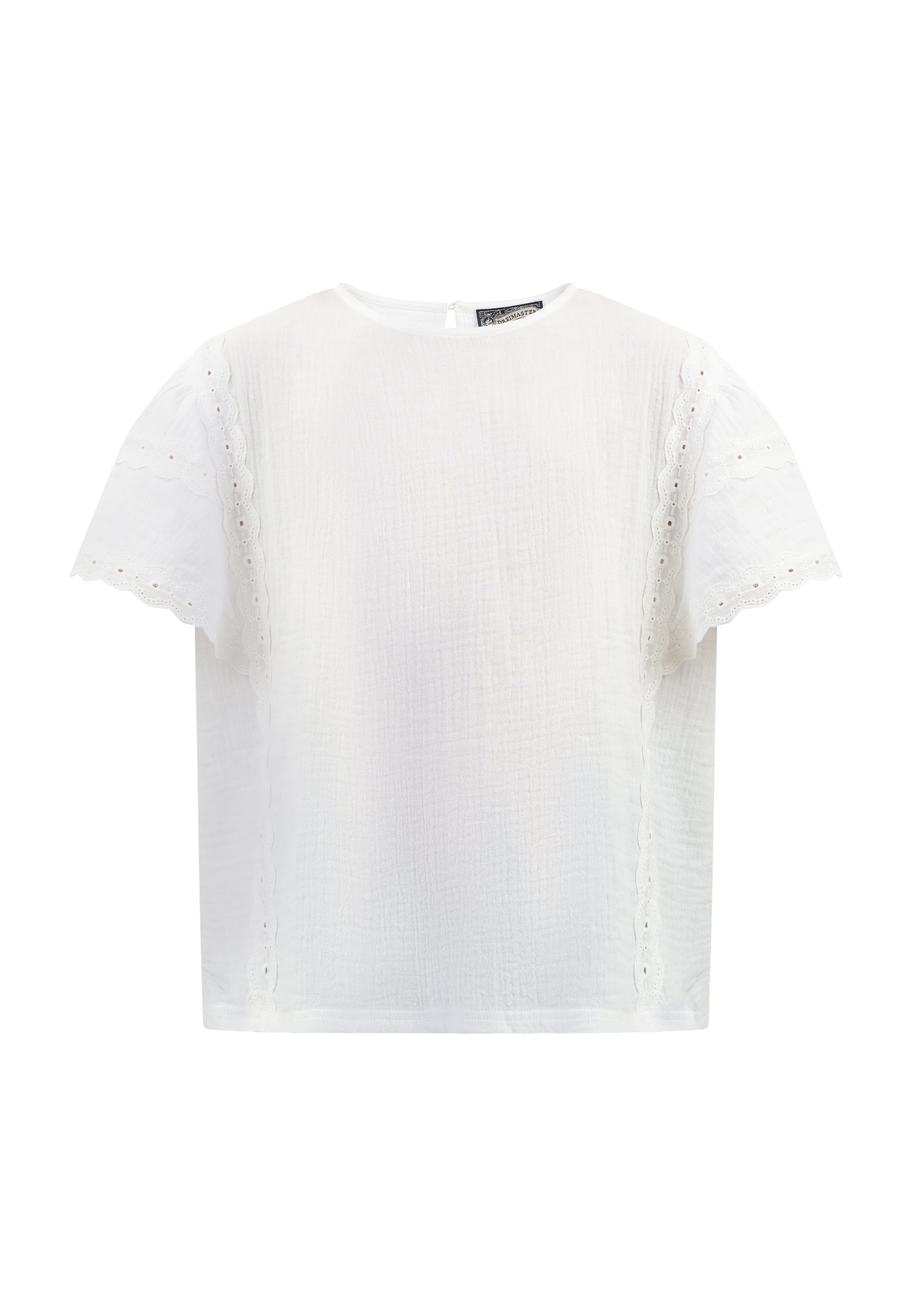 DreiMaster Kid's Blouse Shirt With Lace