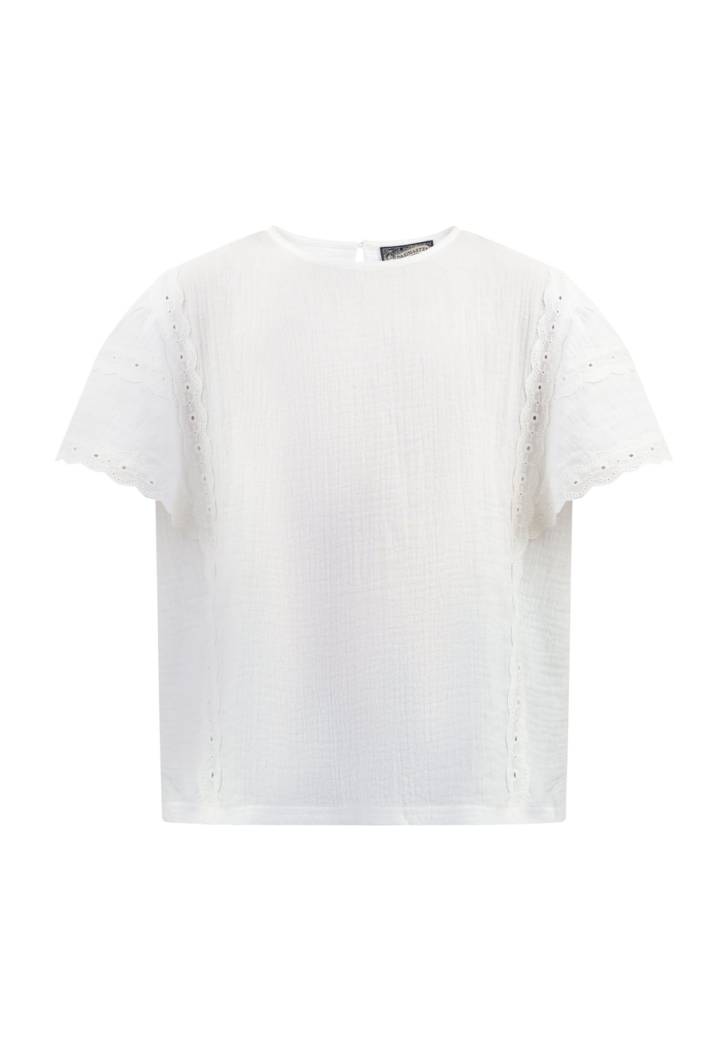 DreiMaster Kid's Blouse Shirt With Lace