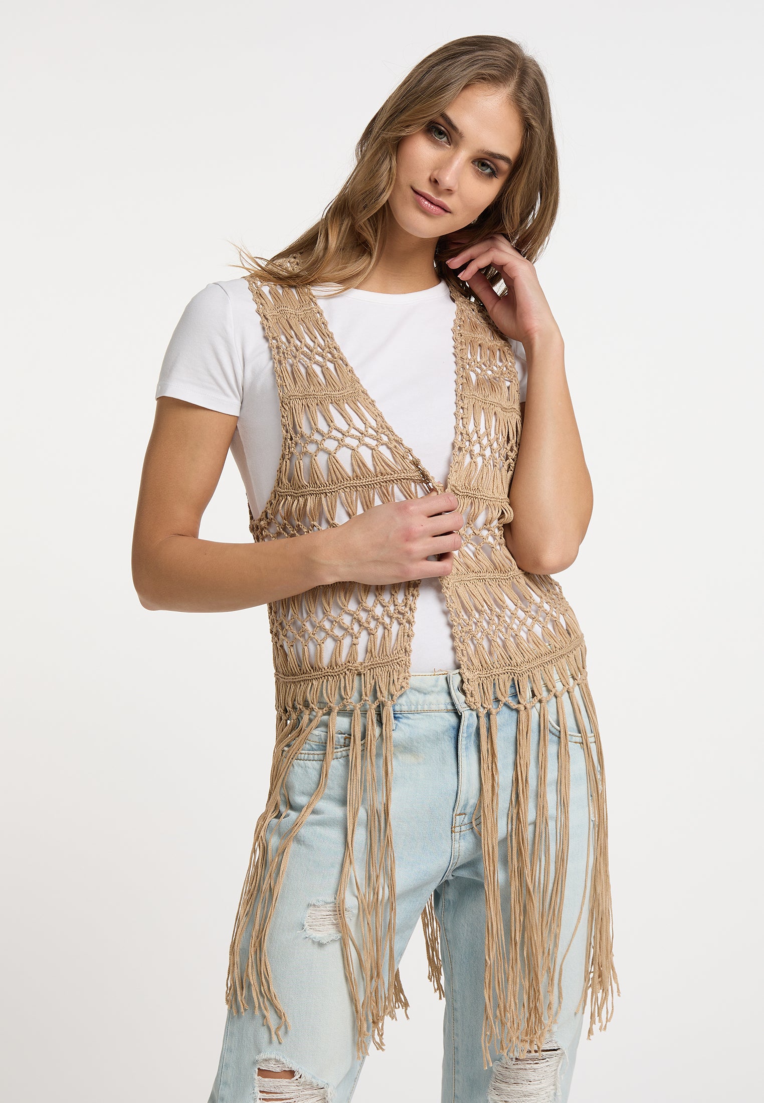 IZIA Damen Strickweste