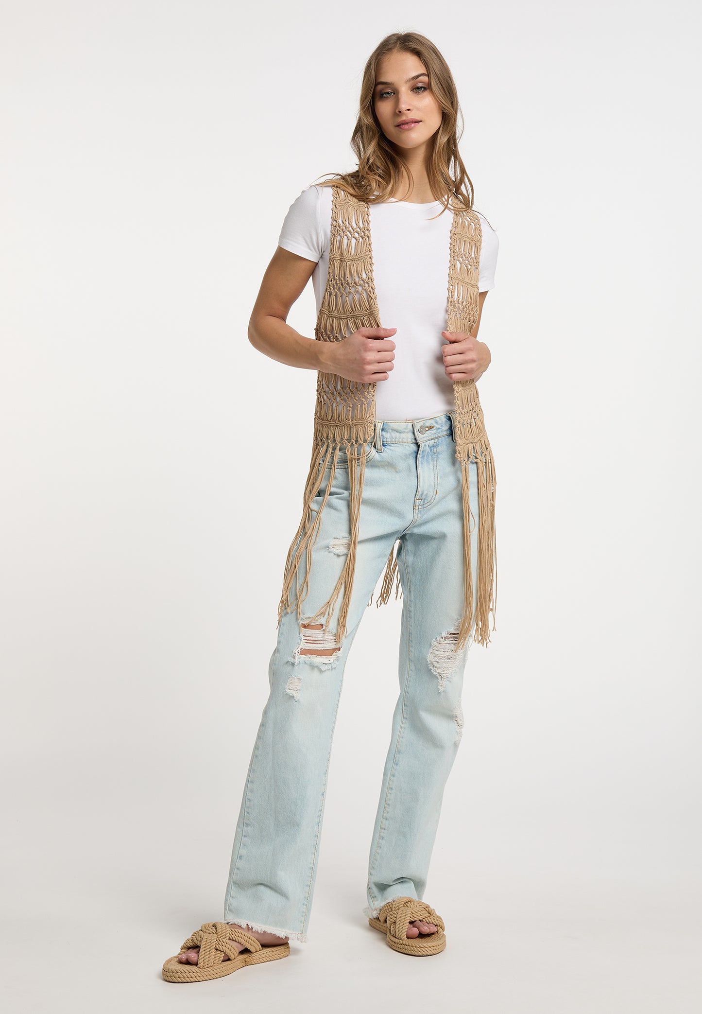 IZIA Damen Strickweste