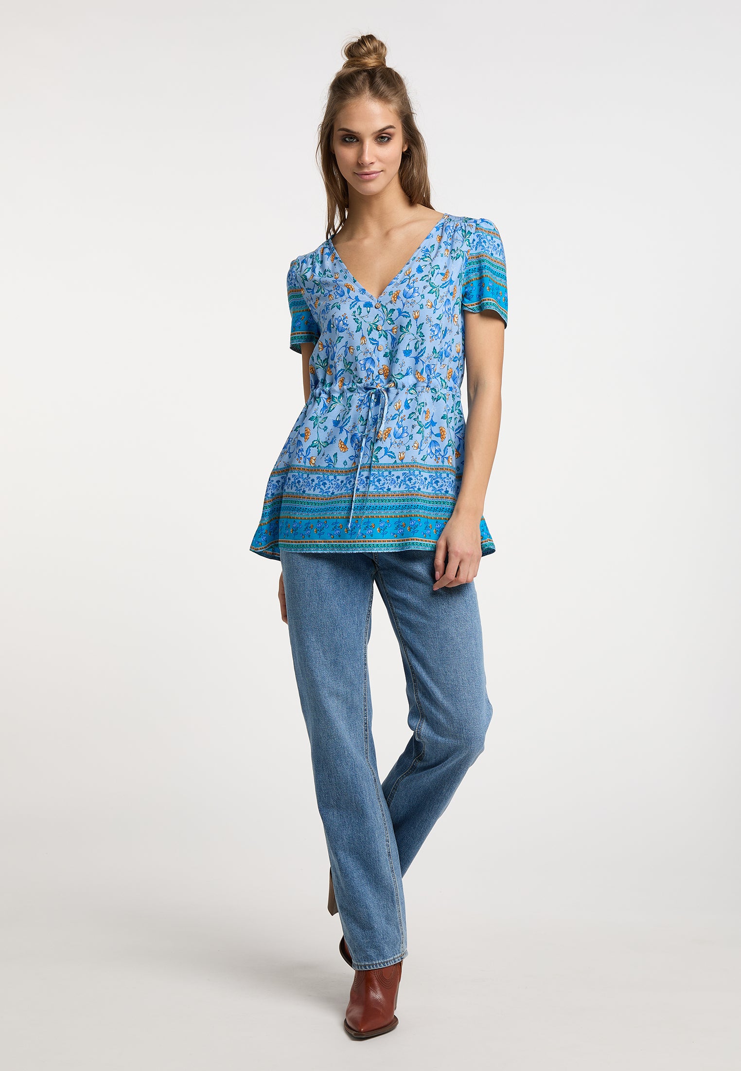 Gaya Women's Short Sleeve Blouse