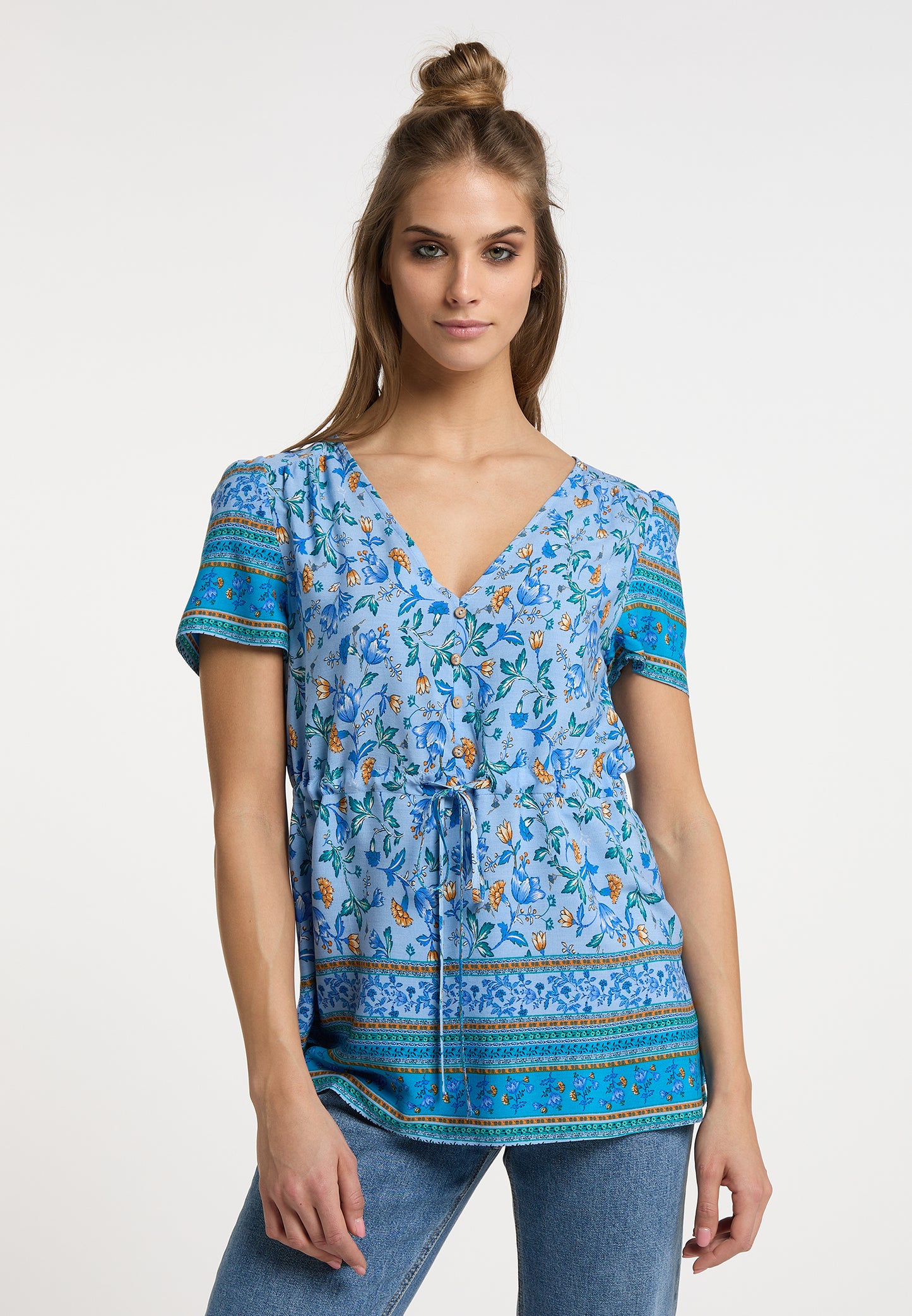 Gaya Women's Short Sleeve Blouse