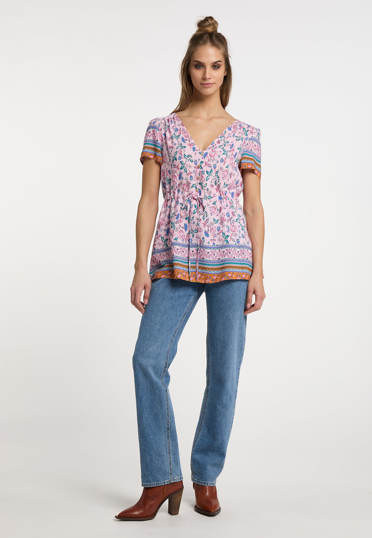 Gaya Women's Short Sleeve Blouse