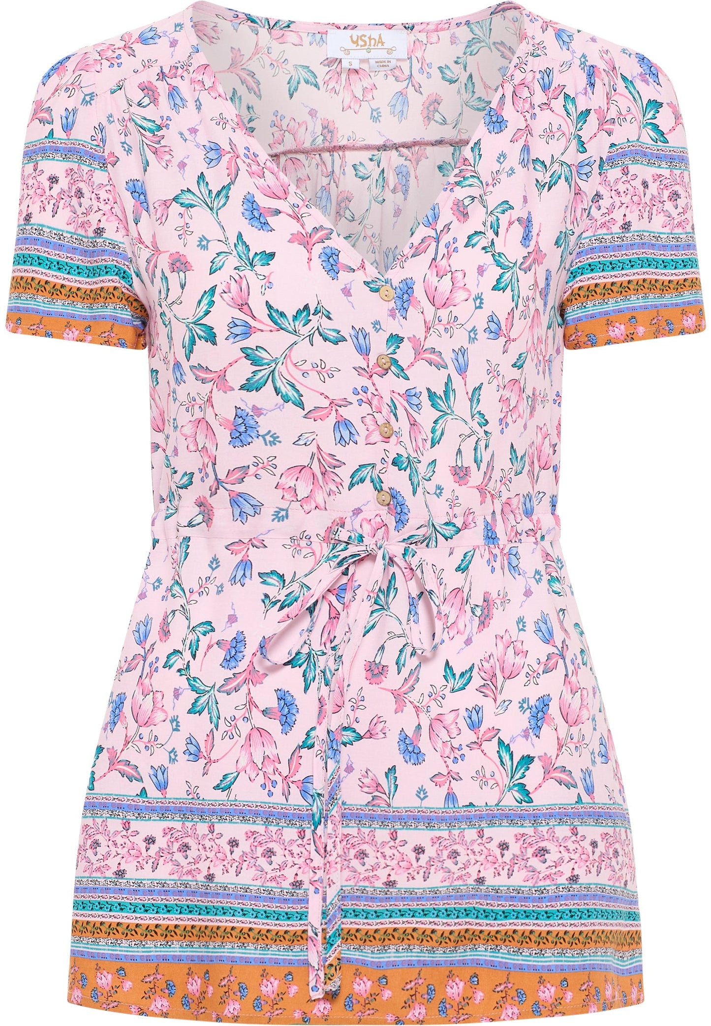 Usha festival Women's Short Sleeve Blouse
