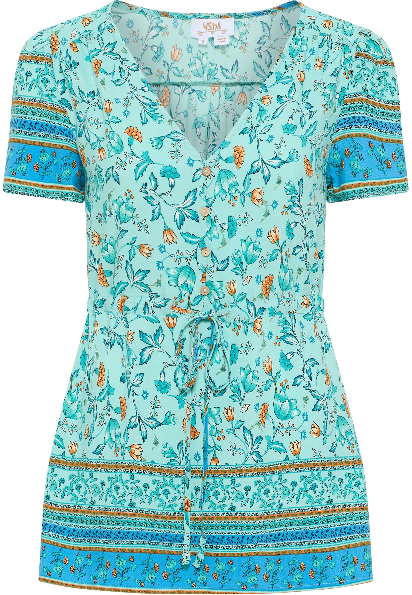 Virita Women's Short Sleeve Blouse
