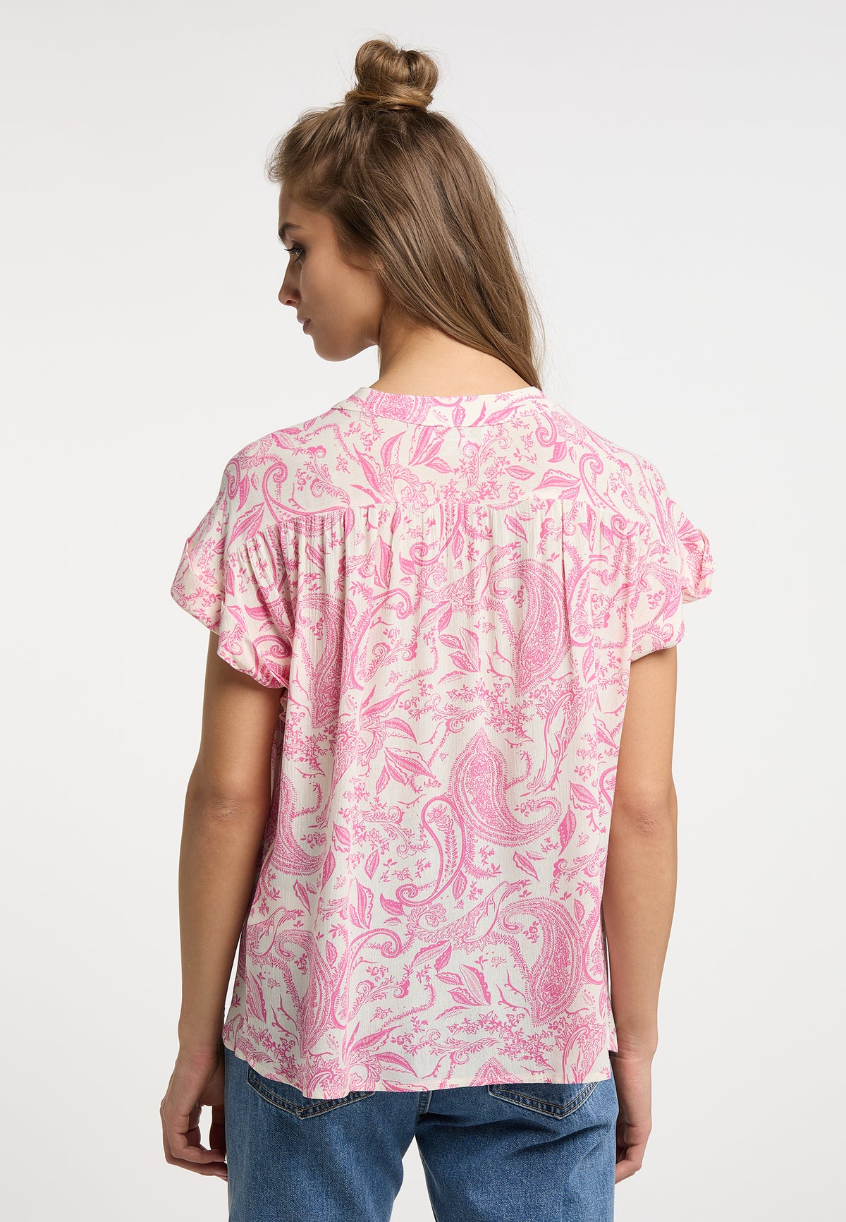 Hypate Women's Short Sleeve Blouse