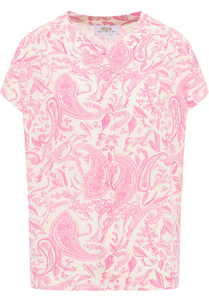 Lomasi Women's Short Sleeve Blouse
