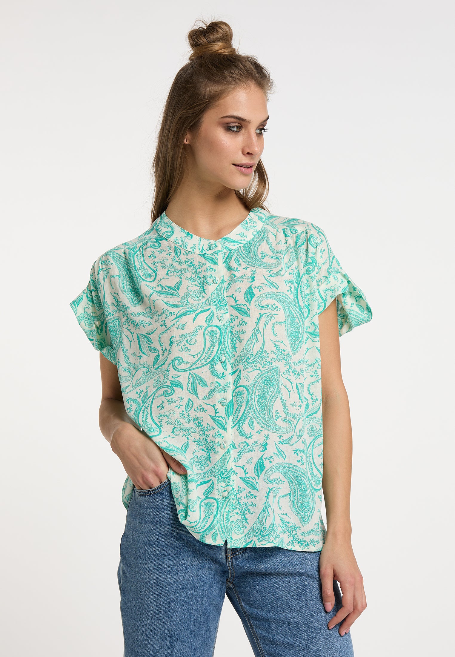 Gaya Women's Short Sleeve Blouse