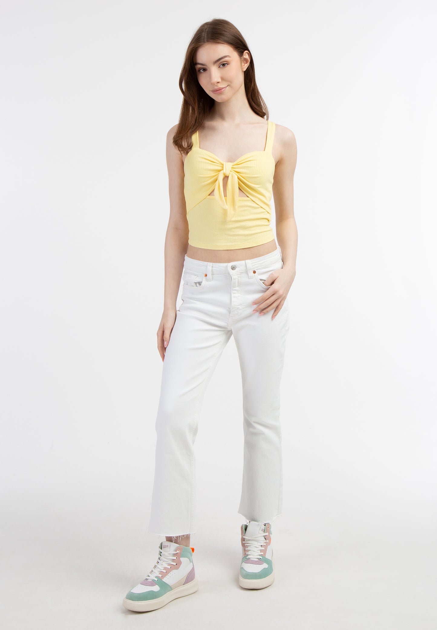 myMo Women's Rippstrick Tr?Ger Top Nolie