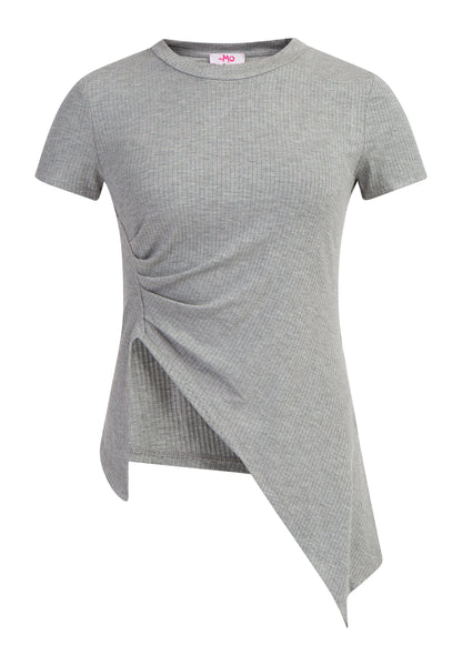 myMo Women's Jersey Shirt Made Of Ribbed Knit