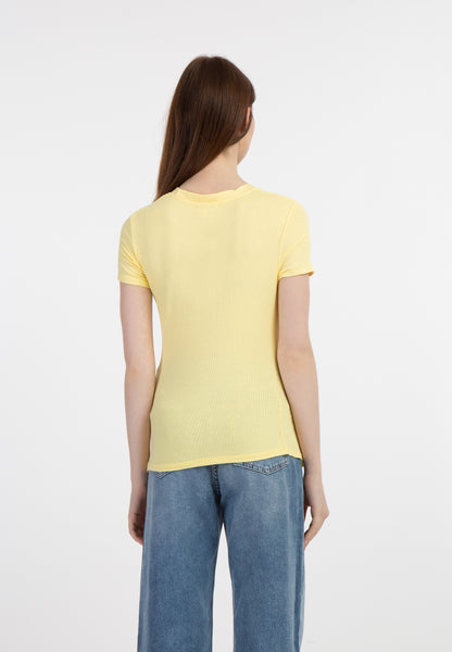 myMo Women's Jersey Shirt Made Of Ribbed Knit