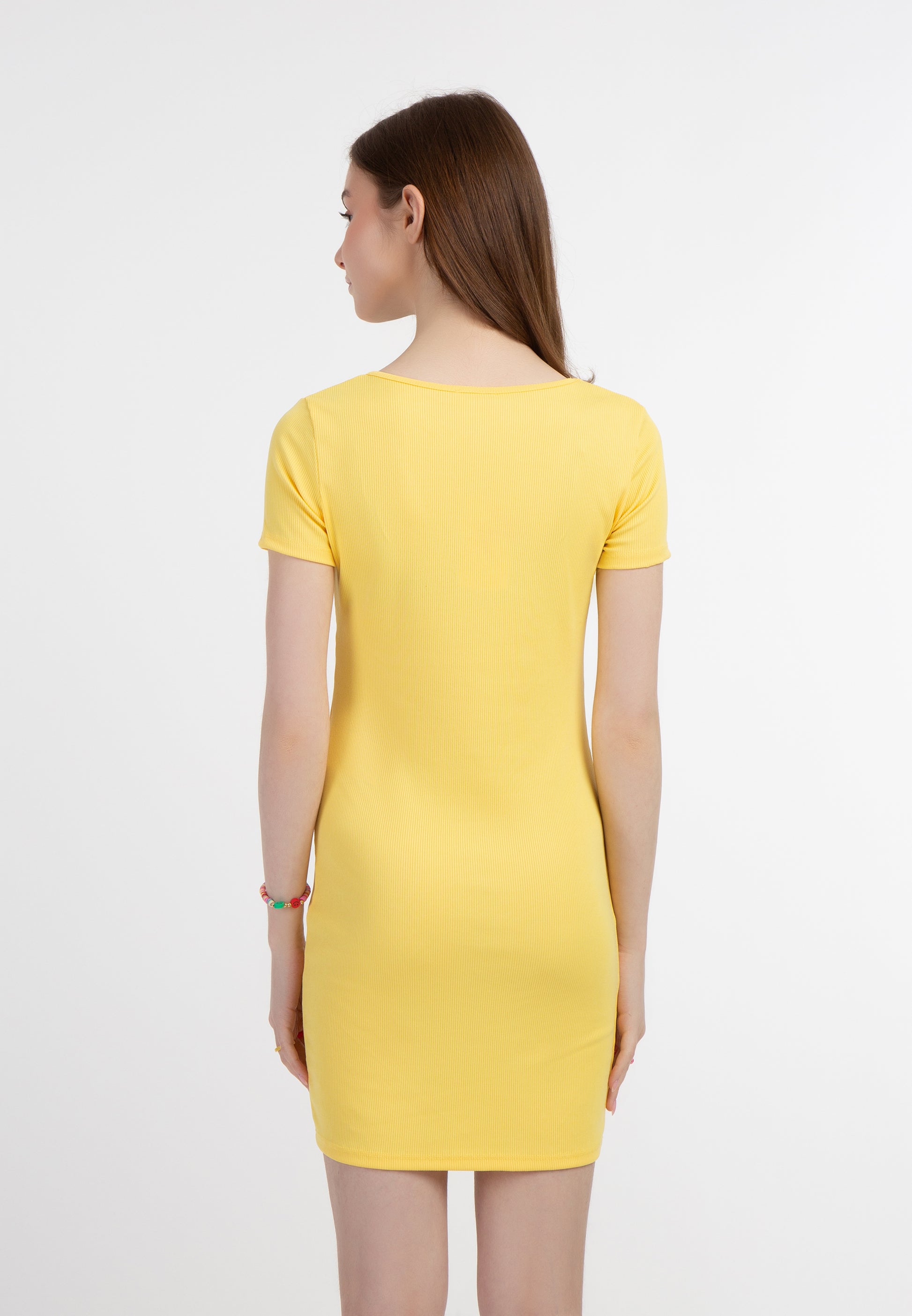 myMo Women's Ribbed Knit Mini Dress