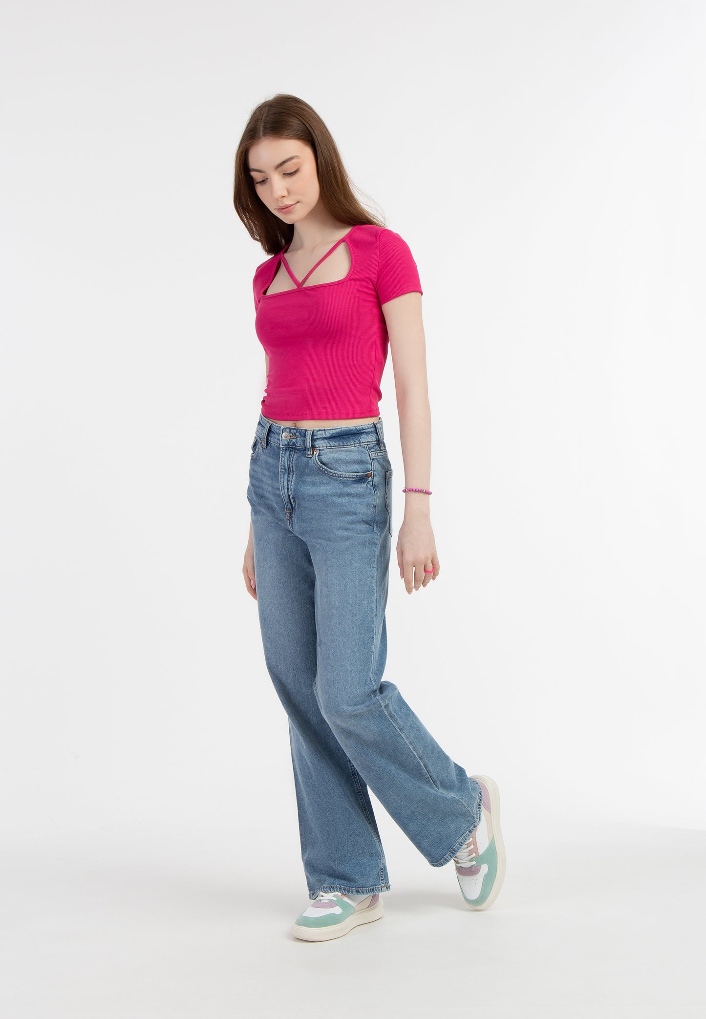myMo Women's Rippstrick T-Shirt