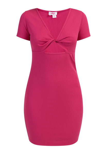 myMo Women's Ribbed Knit Mini Dress