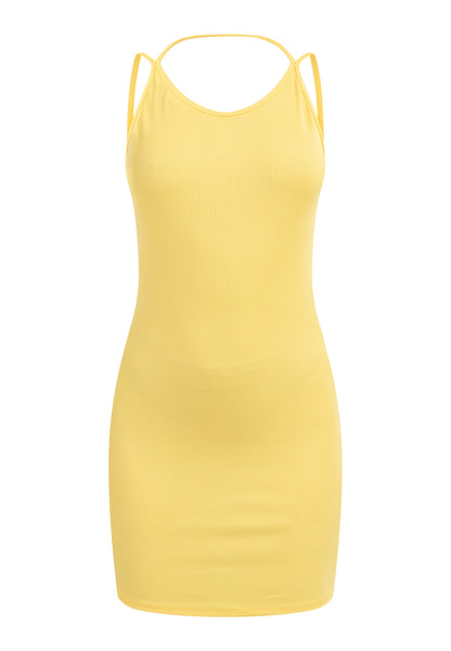 Mymo Women's Ribbed Knit Mini Dress