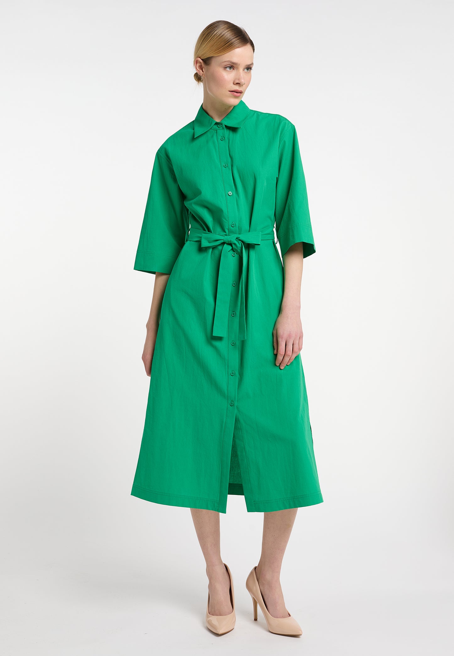 DreiMaster Klassik Damen Shirt Kleid