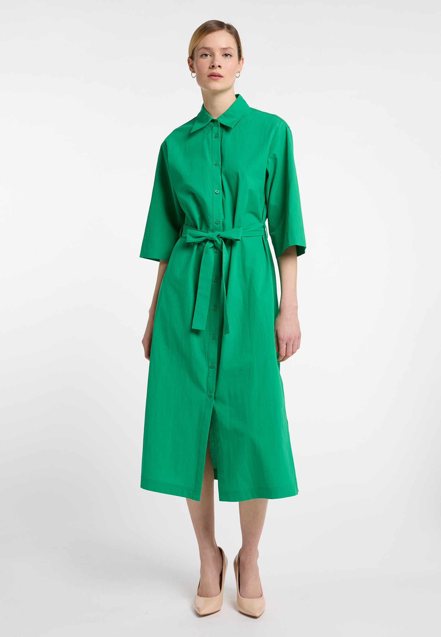 DreiMaster Klassik Damen Shirt Kleid